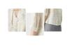 100% Mulberry Silk Round Neck Elegant Artistic Jacquard Silk Top Women's T-shirt