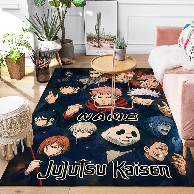 Custom 1Pc Powerful Anime Characters Rug Office Carpet Indoor Outdoor Entrance Doormat Nonslip Soft And Comfortable Living Room D2915154