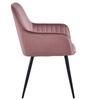 SOLDEN Chair - Pink Velvet / Black Legs X 1