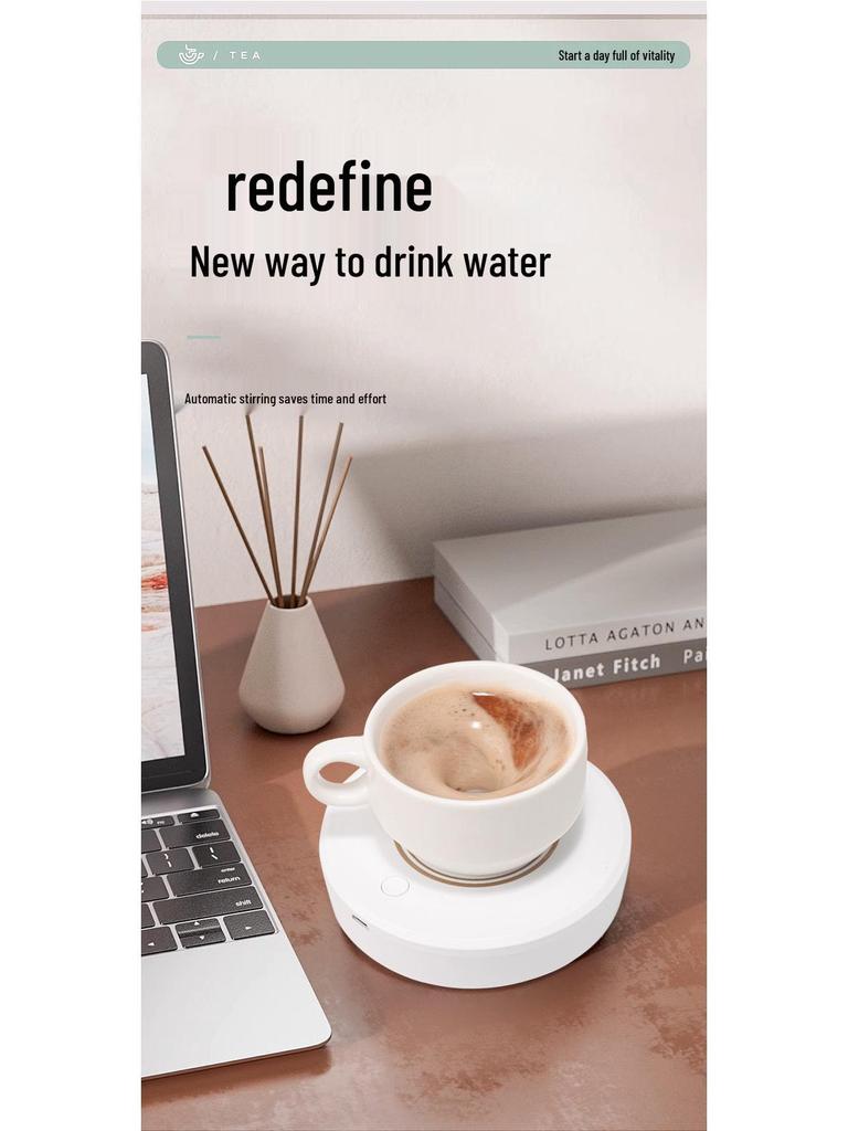 Automatic Magnetic Stirring Coaster: Multi-purpose, Rechargeable, Cross-Border Coffee Mixer