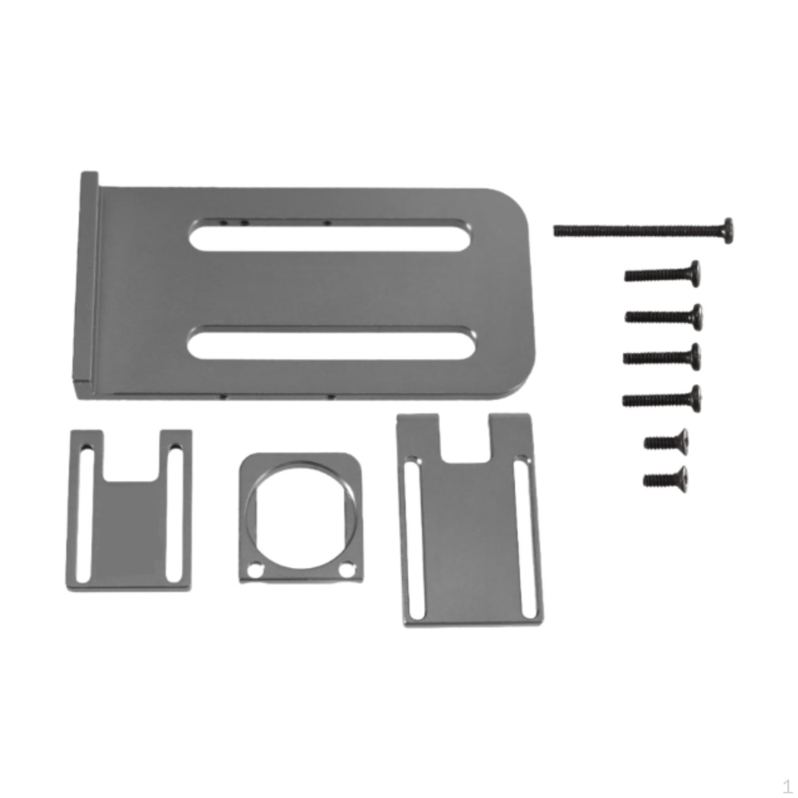 

Battery Compartment Bin Fasteners RC Car Replacement Part Easy to Replace Modification Parts срібний