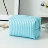 PU Waterproof Makeup Bag Travel Toiletry Bag Macaron Color Small Cosmetic Bag Travel Cosmetic Organizer Zipper Coin Purse Wallet