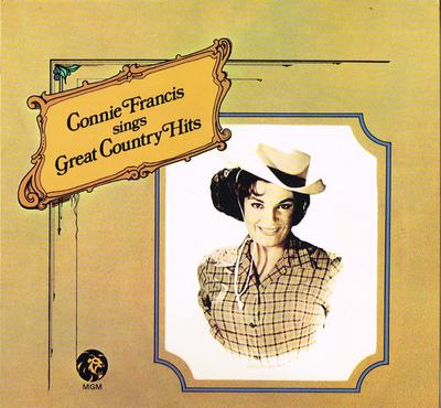 LP Record CONNIE FRANCIS - Connie Francis Sings Great Country  2353048 MGM UK Country/Folk Used