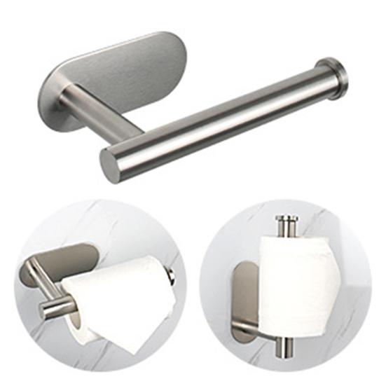 Držák papírových utěrek pod skříňku Lepicí stojan na roli papírových utěrek Nástěnný dávkovač papírových utěrek z nerezové oceli pro kuchyň koupelnu spíž lednici