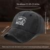Letter Printed Adjustable Baseball Cap Casual Curved Brim Lightweight Sports Hat