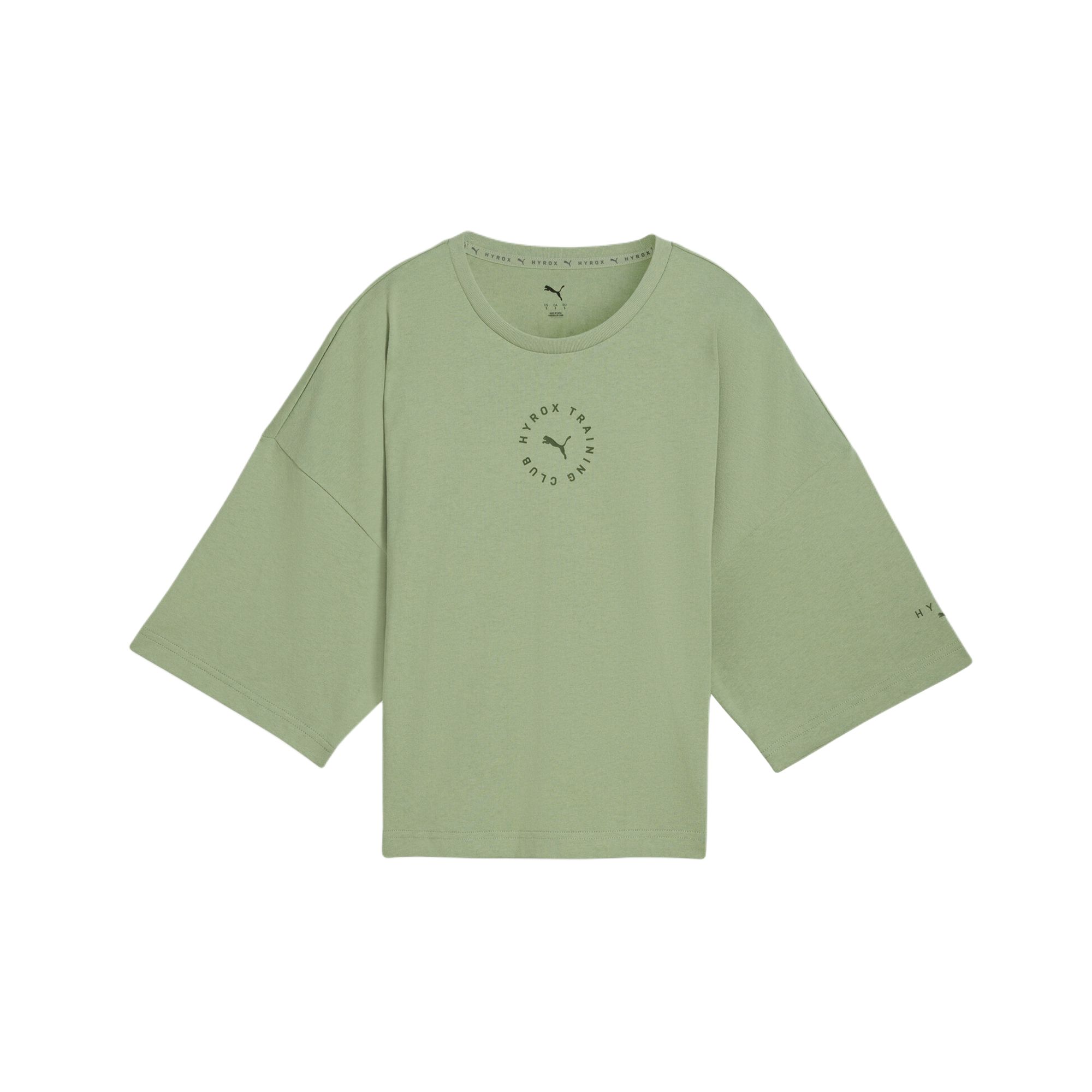 

Puma X Hyrox Укороченная футболка для повседневной носки Удобная Универсальная Свободная Футболка с коротким рукавом и спущенным плечом Женские топы 527639-82 XS