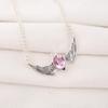 Morganite Pendant, Handmade Gemstone 925 Solid Sterling Silver Pendant Antique Jewelry, For Engagement Gift