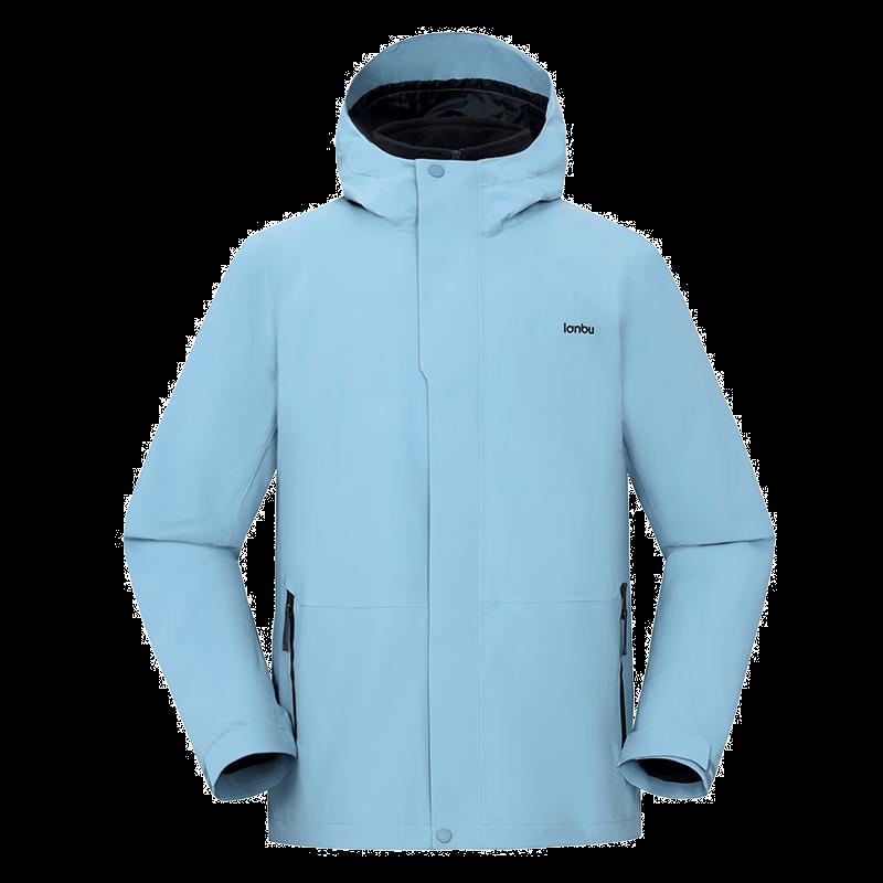 Lanbu Men's Winter 3-in-1 Windbreaker Jacket