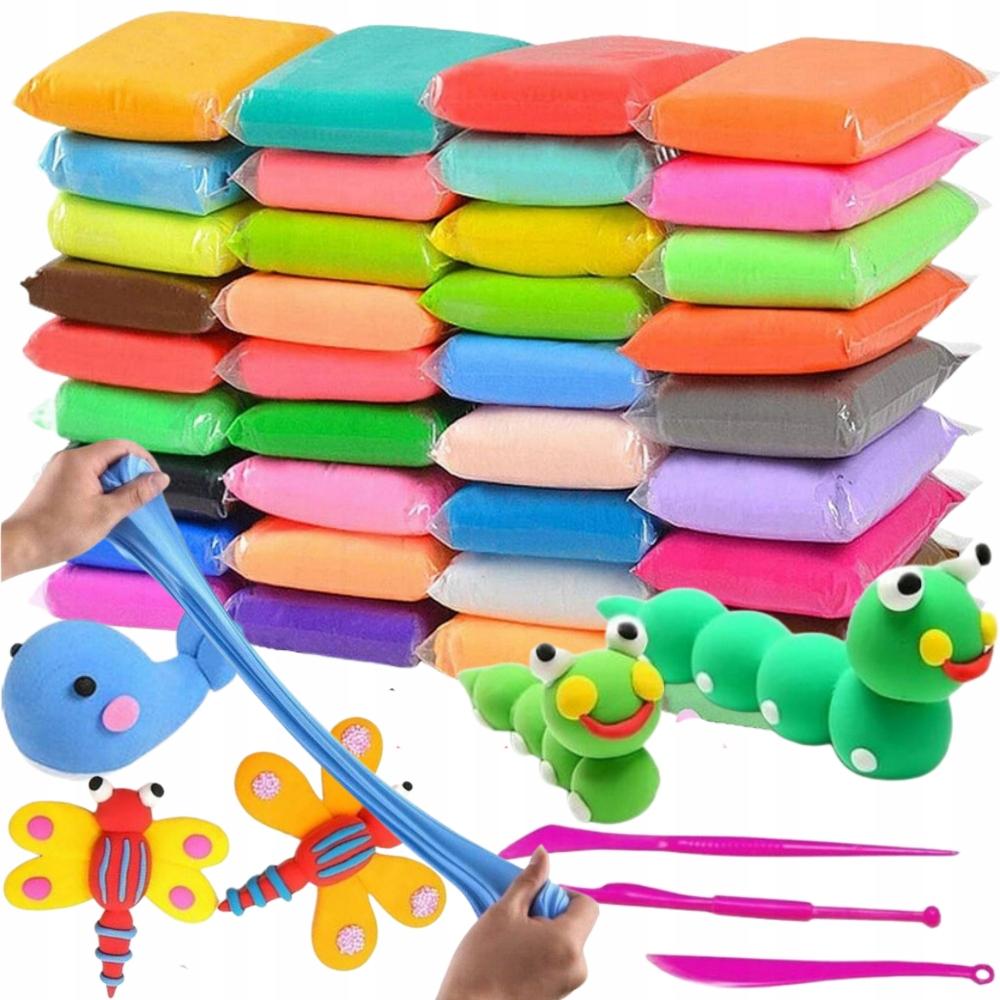 Magic Foam Dough 36 Colors Plasticine Modeling Clay Set