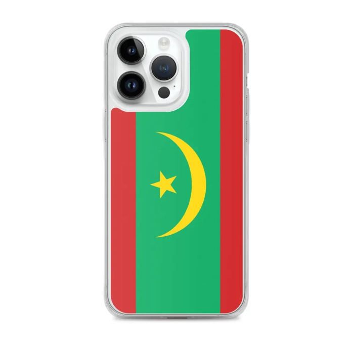 Coque Télephone Drapeau Mauritanie Officiel - iPhone 14 Pro Max