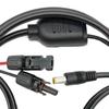 Durability PVC Solar Panel Connectors Cable 4 To DC7909 Cable For Reliable Powerbank Charging In Harsh Environment
