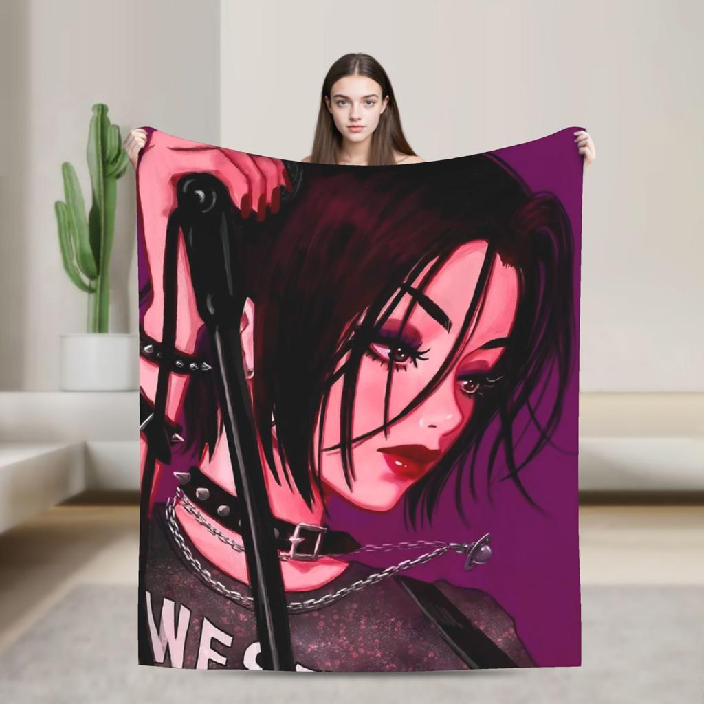 Warm Blanket Travel Nana Osaki Manga Panel collage Throw Blanket  Flannel Bedspread For Couch Chair Fluffy Sofa Bed Cover