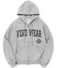 Viva La Vida [Fleece Line Option] Wearness Heavy Terry Zip-Up Melange