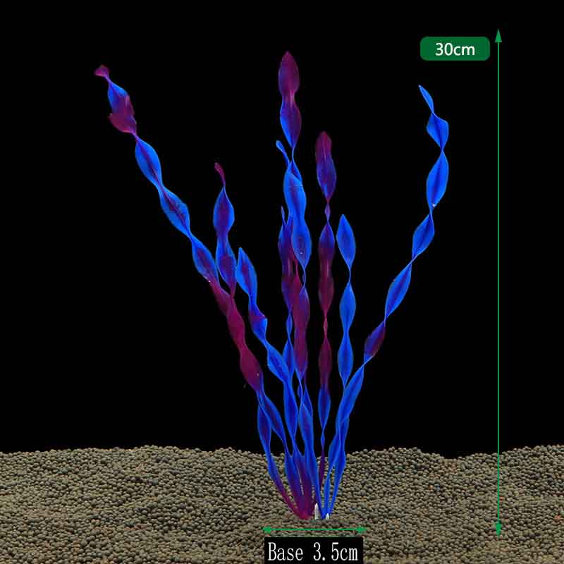 Artificial Aquarium Plants Decoration Fish Tank Water Plant Grass Ornament Plastic Underwater Aquatic Water Weeds Viewing Decor