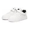 Anta Synthetic Leather Casual Non-Slip Shock Absorbing Wear-Resistant Low-Top Skate Shoes Kids Sneakers White Black A332118000B-2