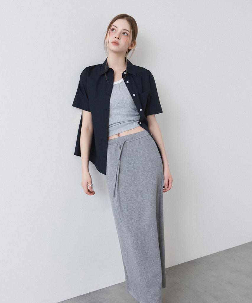 MIXXO Pocket Elastic Waist Long Skirt_Miwwhg42Ss Miwwmg80Qs
