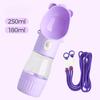 Water Bottle Pet Feeder Portable Dog Water Bottle With Food Cup For Small Large Dog Cats Outdoor Walking Drinking Feed Dispenser