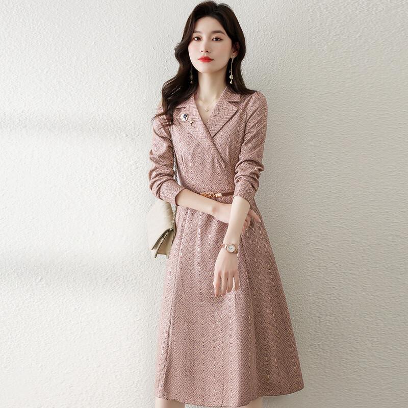 Meilani Elegant Slim-Fit A-Line Dress L