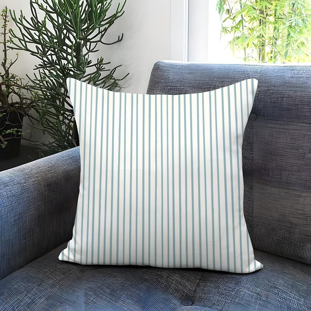 Streifen Kissenbezug Bequem Wendbar Kissenbezug Ideal für Auto Sofa Schlafzimmer Jenseits