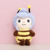 Delightful Bee Plush Character Keychain For Girls Fashionable Cute Bag Accessory