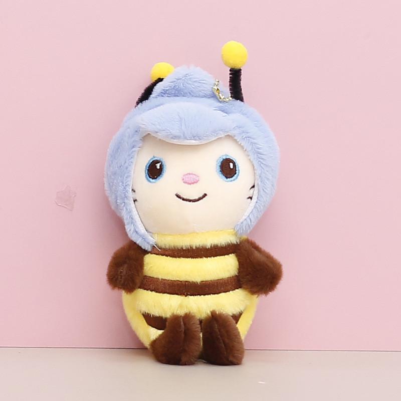 Delightful Bee Plush Character Keychain For Girls Fashionable Cute Bag Accessory