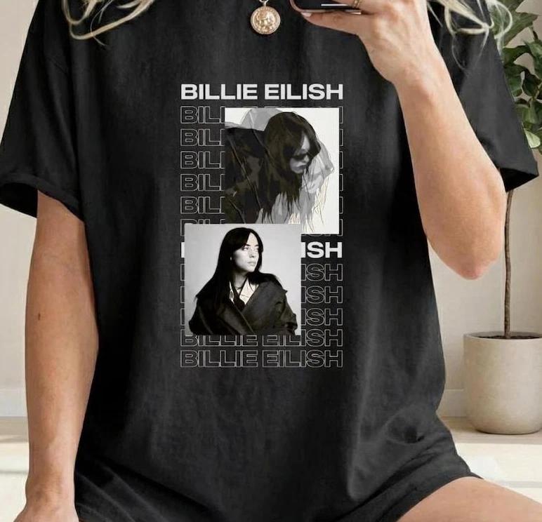 Billie Eilish Graphic Tee Vintage Music Fan Shirt XL