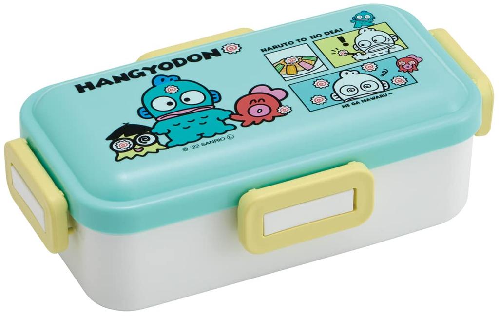 Skater Bento Soft Made in Sanrio Hangyodon PFLB6AG Box, 530ml, Antibacterial, Filling, Dome-Shaped Lid, Japan, Comic,