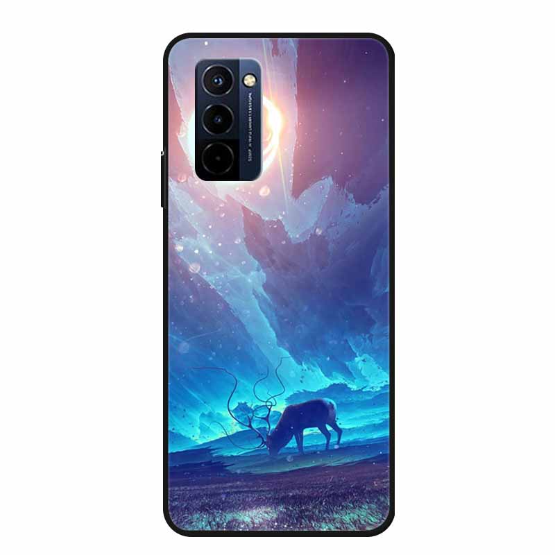Soft Tower Cover for Wiko 10 Case Lion Silicone TPU Back Covers for Wiko10 Case Watermelon Painted Lake Protection Shell