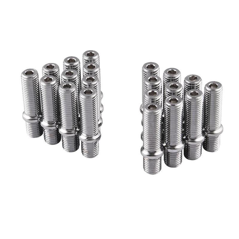 Wheels Studs Conversion Kit M14x1.5 To M12x1.5 Long Lug Bolts Screw Adapter for Car Alloy Wheel Repair and Maintenance
