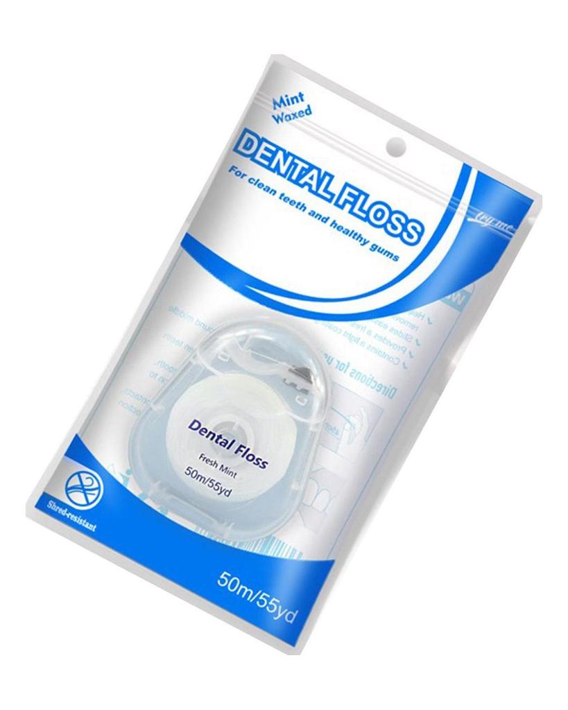 50M Portable Floss Care Picks Tooth Cleaning Tool With Case Practical Health Hygiene Supplies Oral Care