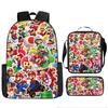 Cartoon Backpack, Primary And Secondary School Students Three-Piece Set, School Bag, Backpack, Shoulder Bag, Pencil Case.
