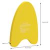 Swimming Board Floating Plate A Shape EVA Back Float Training Aid Float Hand Foam BoardYellow