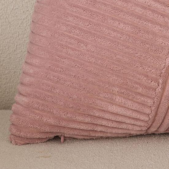 Corduroy Striped Pillow Cover 18x18 Inch Boho Textured Cushion Cover Patchwork Throw Pillow Cover for Farmhouse Home Sofa Couch Bed