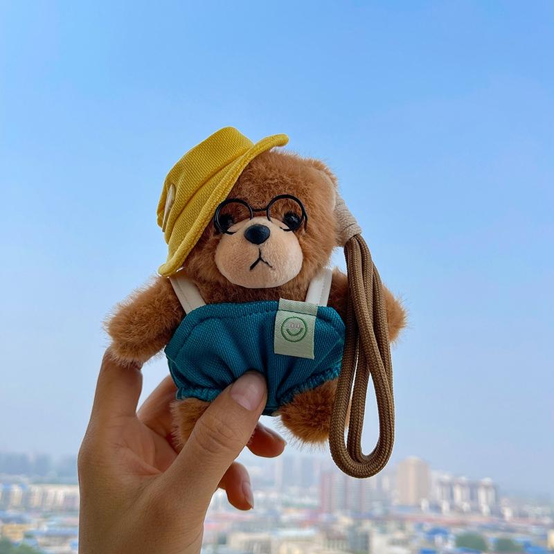 Kawaii Bär Plüschtier Schlüsselanhänger Mehrere Stile Stofftier Für Jungen Mädchen Kinder Weiche Puppe Heimdeko Rucksack Tasche Anhänger Niedliche Geschenke
