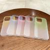 Transparent Gradient Matte Phone Case For For Iphone 12 13 14 15 16 Pro Max Plus Ultrathin Shockproof Bumper Cases Cover