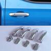 For -2025 Chevrolet Colorado Chrome Side Door Handle Frame Cover Trim 8pcs