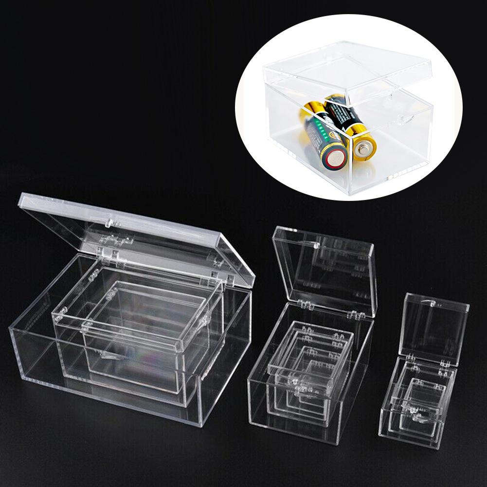 Transparent Storage Case Many Sizes Plastic PC Desktop Storage Boxes Rectangular Insect Specimen Jewelry Display Storage Boxes