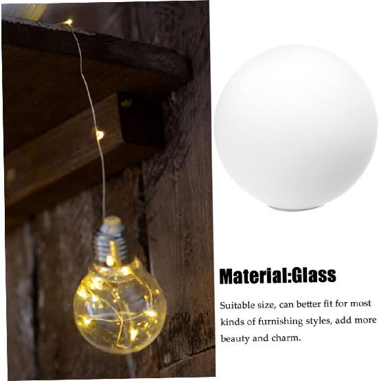 Angoily Spherical Lampshade Decorative Pendant Light Shade Mount Lamp Shades Living Globe Lights Replacement Globe Lamp Shade Round Ceiling Light