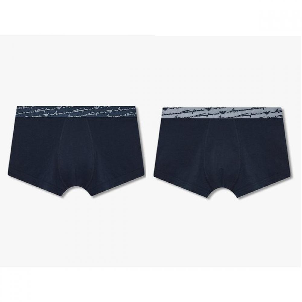 Emporio Armani Мужские Однотонные Полосы Droz 2 Комплекта 0815312065 0815312066 M(100)