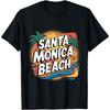 California Santa Monica Beach T-Shirt for Men Women Kids