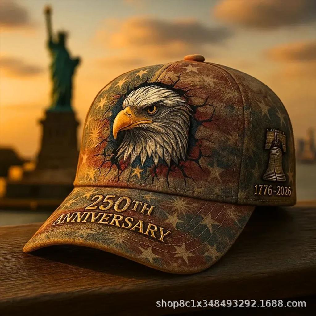 D Shade Baseball Cap Outdoor Cap Men's Digital Printing Anniversary Versatile