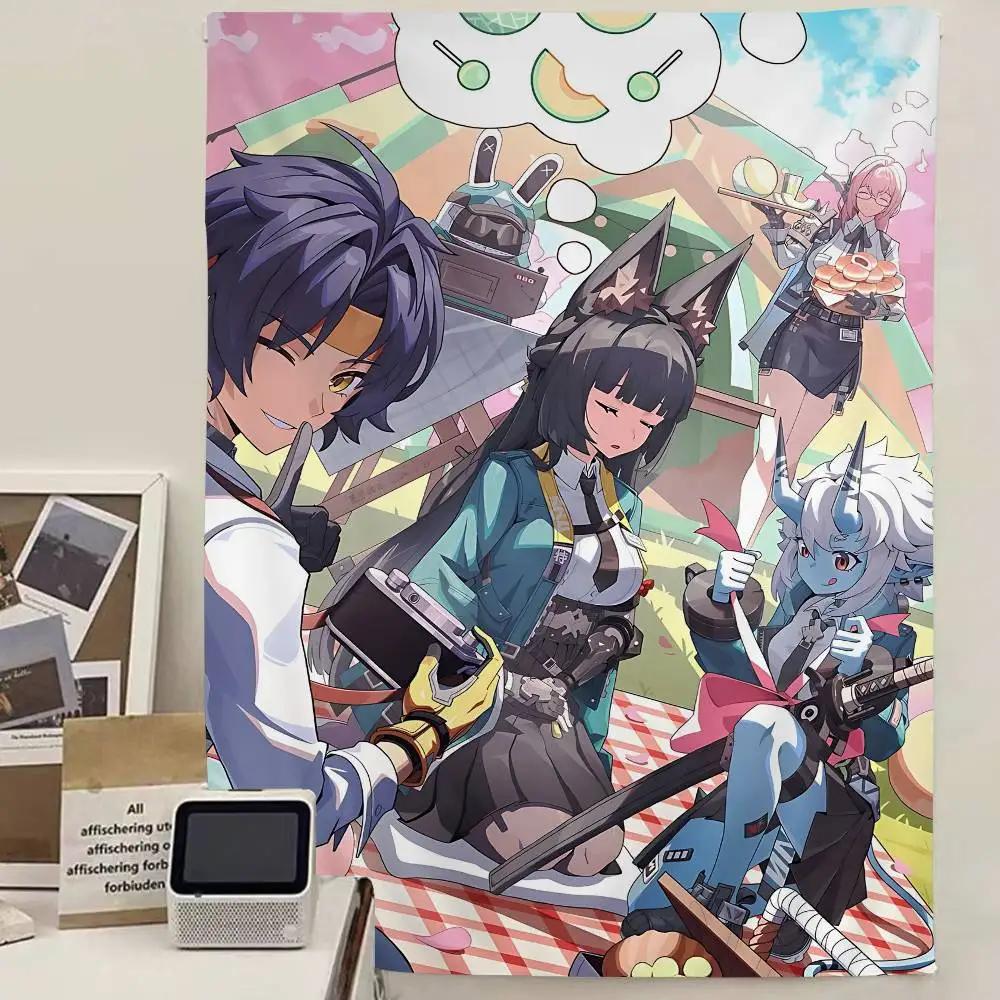 

Camellya Wuthering Waves Anime Tapestry – Sexy girl graphic, versatile for wall cloth, room decor & party backgrounds 40X60CM