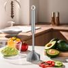 Meat Chopper Tool, Stainless Steel Ground Beef Crusher with 6 Blades, Hamburger Masher for Turkey Chicken, Potato Masher & Food Processor