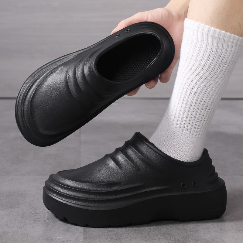 Arbeits schuhe Wasserdicht, Ölbeständig, Rutschfest, Dicksohlig, Abriebfest, Spezielle Weichsohlen Arbeitsschutzschuhe Für Küche