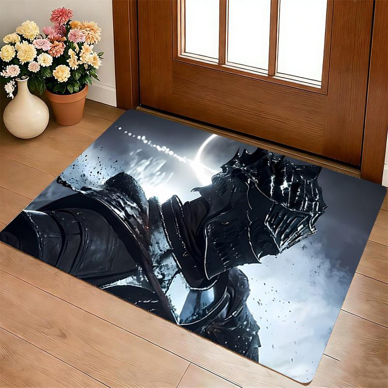Knight Armor Living Room Nonslip Area Rug Soft Carpet For Bedroom Game Playroom Sofa Office Home Decor Doormat Christmas Gift C929768