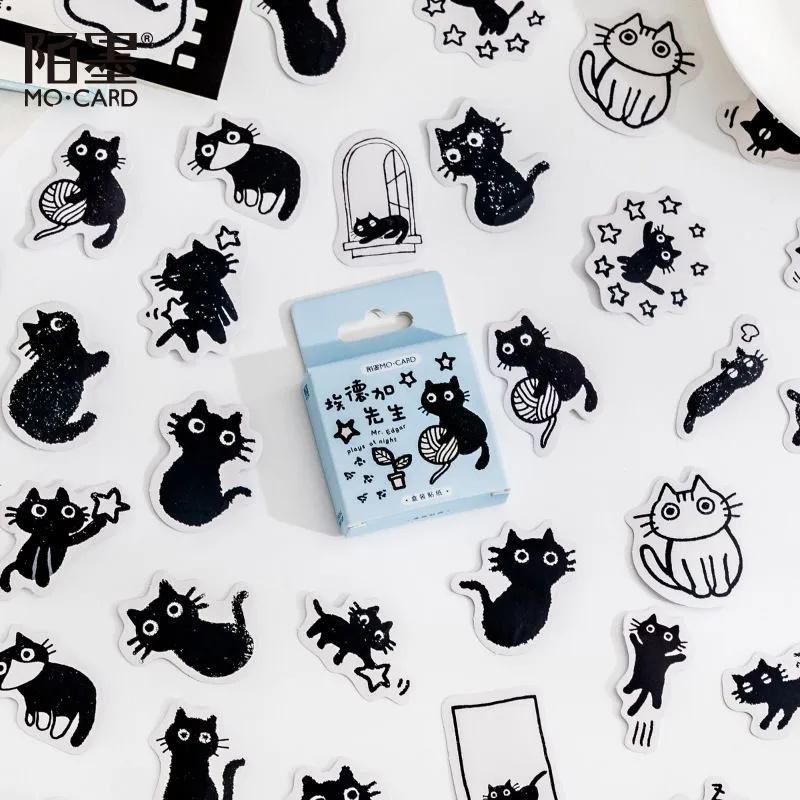 45 Transparent Cartoon  Specimen Stickers Pack - Transparent PET Stickers