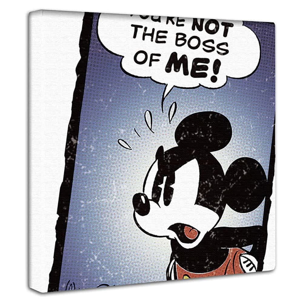 

Disney Mickey Mouse Art 30cm x Made in Stylish Interior Living Room Fabric Panel, 30cm, Japan, Poster, Decor, Decor, Illustration, Comic, Pop, Panel,