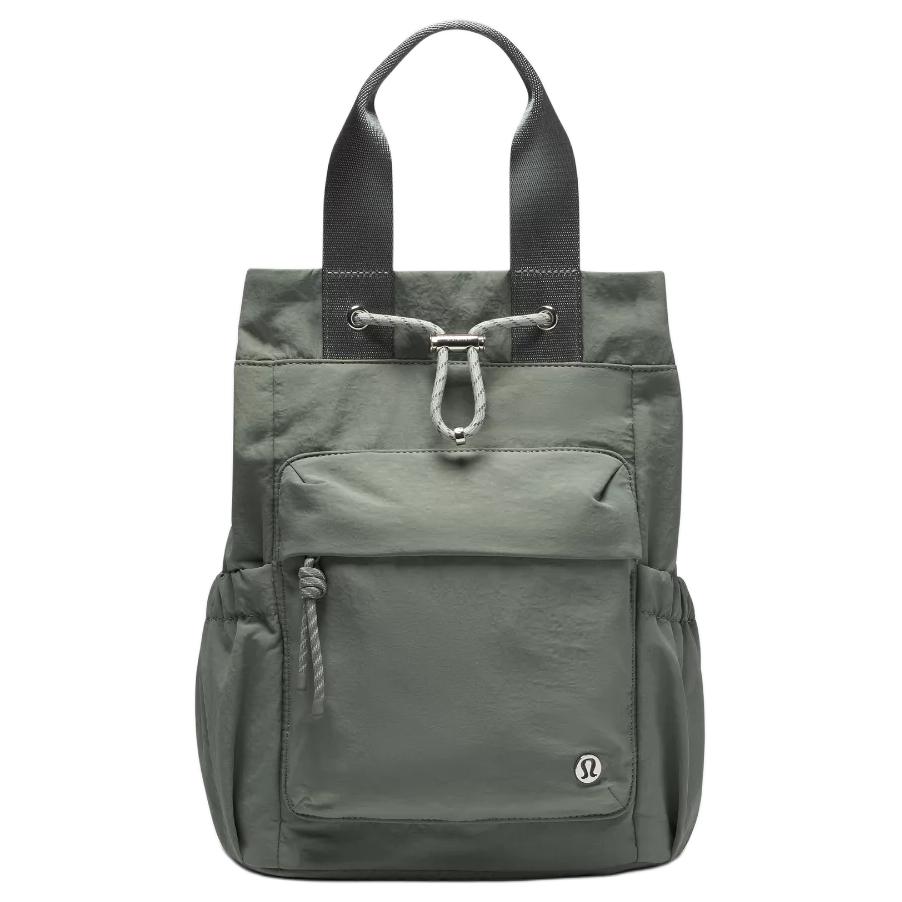 Lululemon 135L Minimalist Versatile Nylon And Polyester Bucket Bag Unisex Handbags Willow-Green LW9GB0S-075266 Willow Leaf Green 27830₽