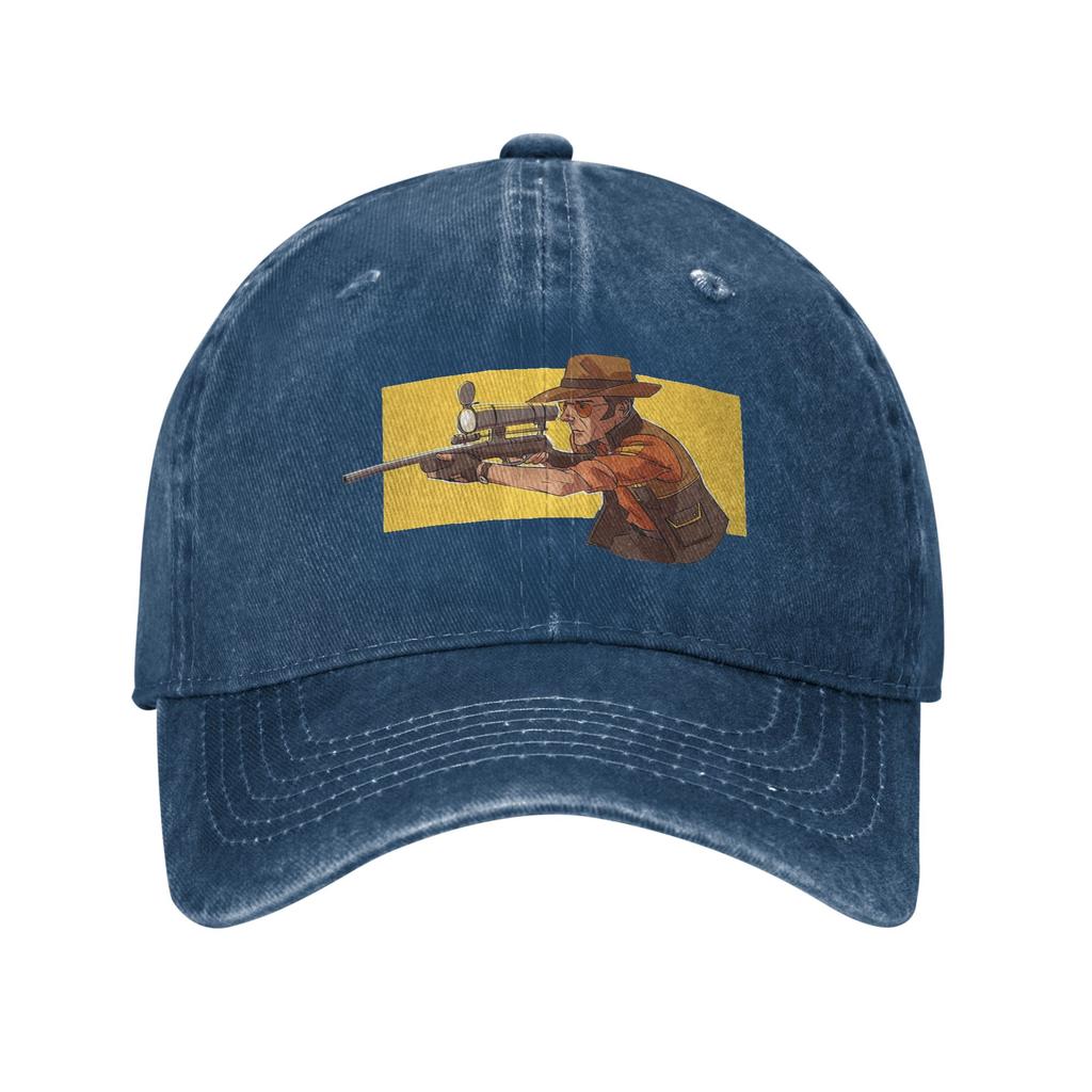 Professional Team Fortress Denim Fabric Cap Casual Baseball Caps Adjustable Hat Summer Unisex Baseball Hats