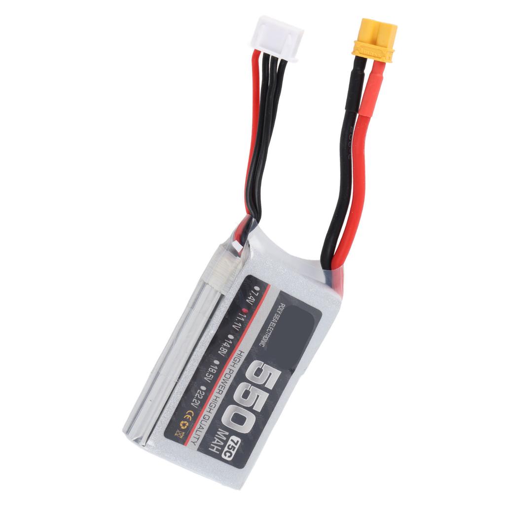 RC Lipo Battery 75C Lithium Polymer Stable 550mah XT30 Plug Lipo Battery for RC Helicopter 3S 11.1V